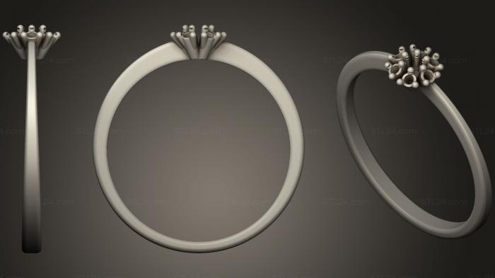 Ювелирные перстни и кольца (Кольцо 252, JVLRP_0734) 3D модель для ЧПУ станка